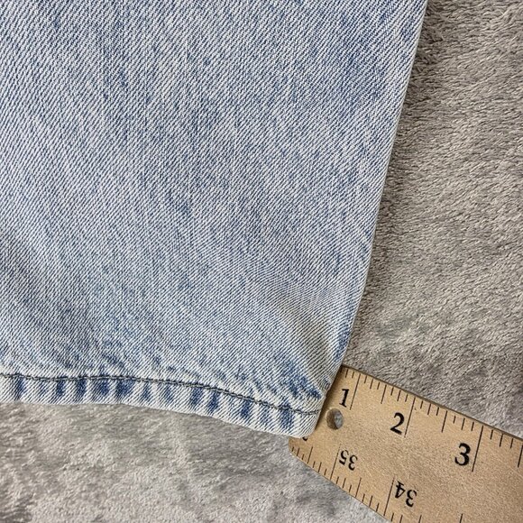 Levis Low Pro Straight Jeans Womens 27 Blue Mid Rise Light Wash Denim Pants - Picture 6 of 16